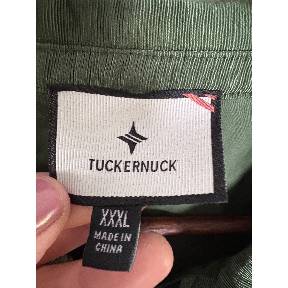 Tuckernuck Wren Shirt Dress Castleton Green Cotton Button Down Mini Dress XXXL - Picture 6 of 6